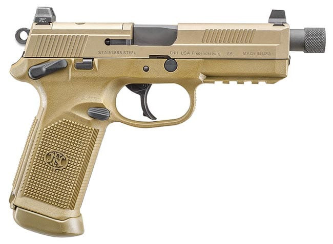 FNモデルガン FNX-45 Tactical DA/SA MS FDE/FDE (2) 10rd Night Sight 66982 | Flat