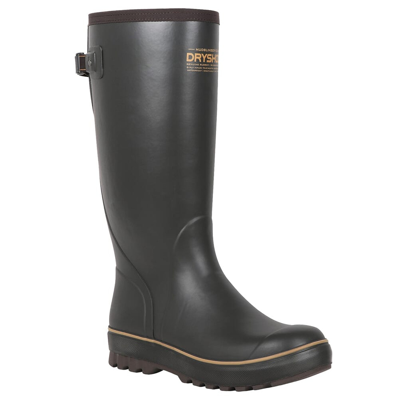 Dryshod Mudslinger FLX Gusset Brown Boots MSXG-MH-MBR-M