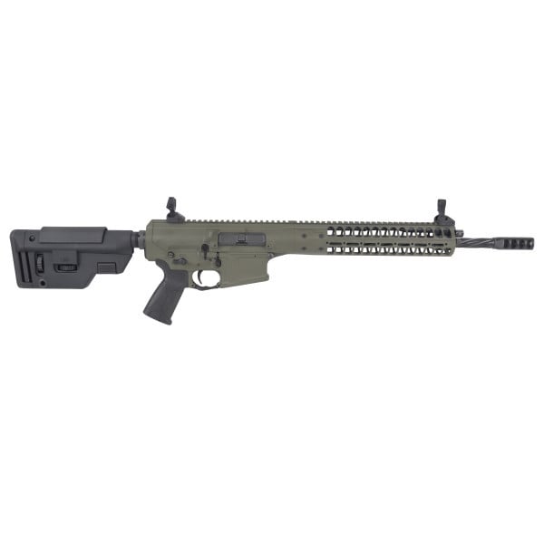 LWRC REPR MKII 7.62mm NATO 16.1" 1:10" 5/8x24 Spiral Fluted Bbl OD Green CA Compliant Rifle REPRMKIIR7ODGF16SCCAC