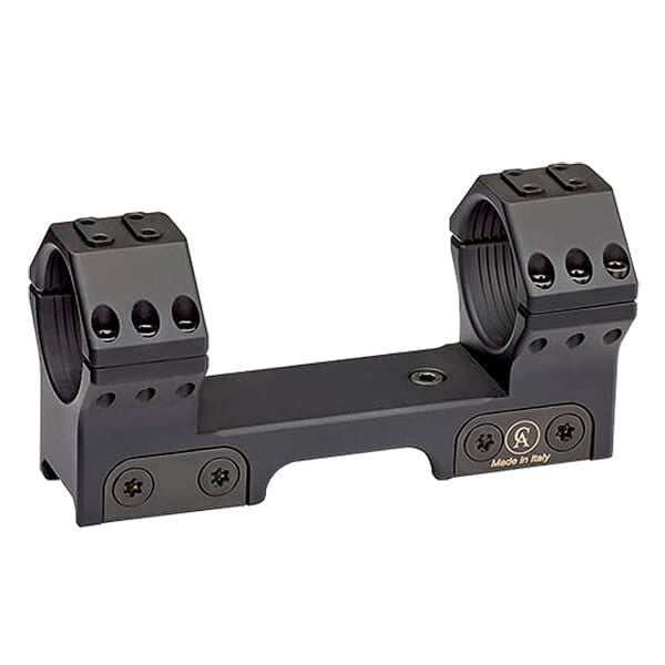 Contessa Simple Black Tactical Fixed Monolithic 1" Mount w/Level SBTFX04