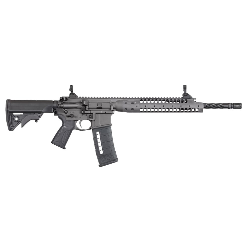 LWRC SIX8-A5 6.8 SPC 16.1" 1:10" 5/8x24 Bbl Tungsten Grey CA Compliant Rifle SIX8A5RTG16CAC