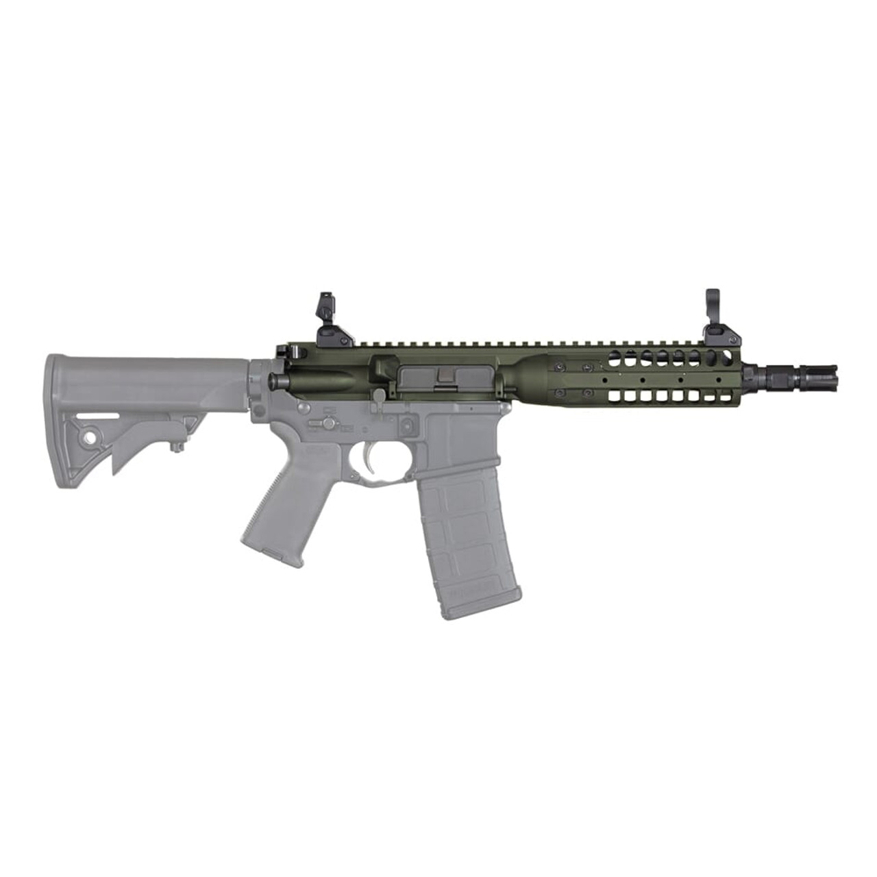 LWRC SIX8-PSD 6.8 SPC 8.5" 1:10" 5/8x24 Bbl OD Green Complete Upper Receiver SIX8PSDUODG8