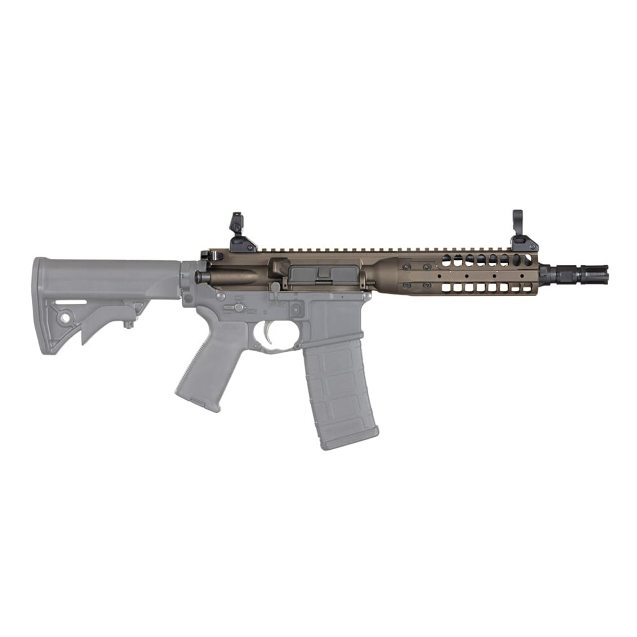 LWRC SIX8-PSD 6.8 SPC 8.5" 1:10" 5/8x24 Bbl Patriot Brown Complete Upper Receiver SIX8PSDUPBC8