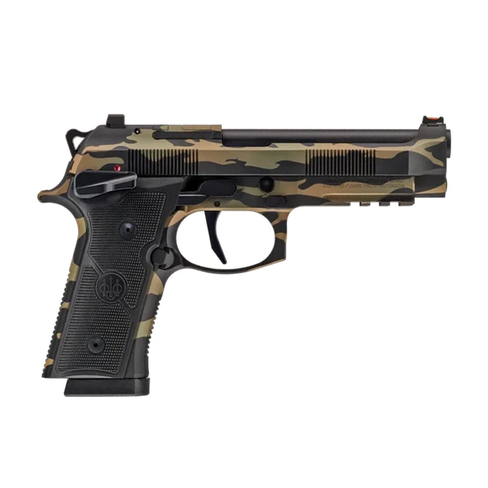Beretta 92XI SAO 9mm 4.7" Bbl Vietnam Tiger Stripe Camo Full Size Pistol w/(2) 15rd Mags SPEC0729A15