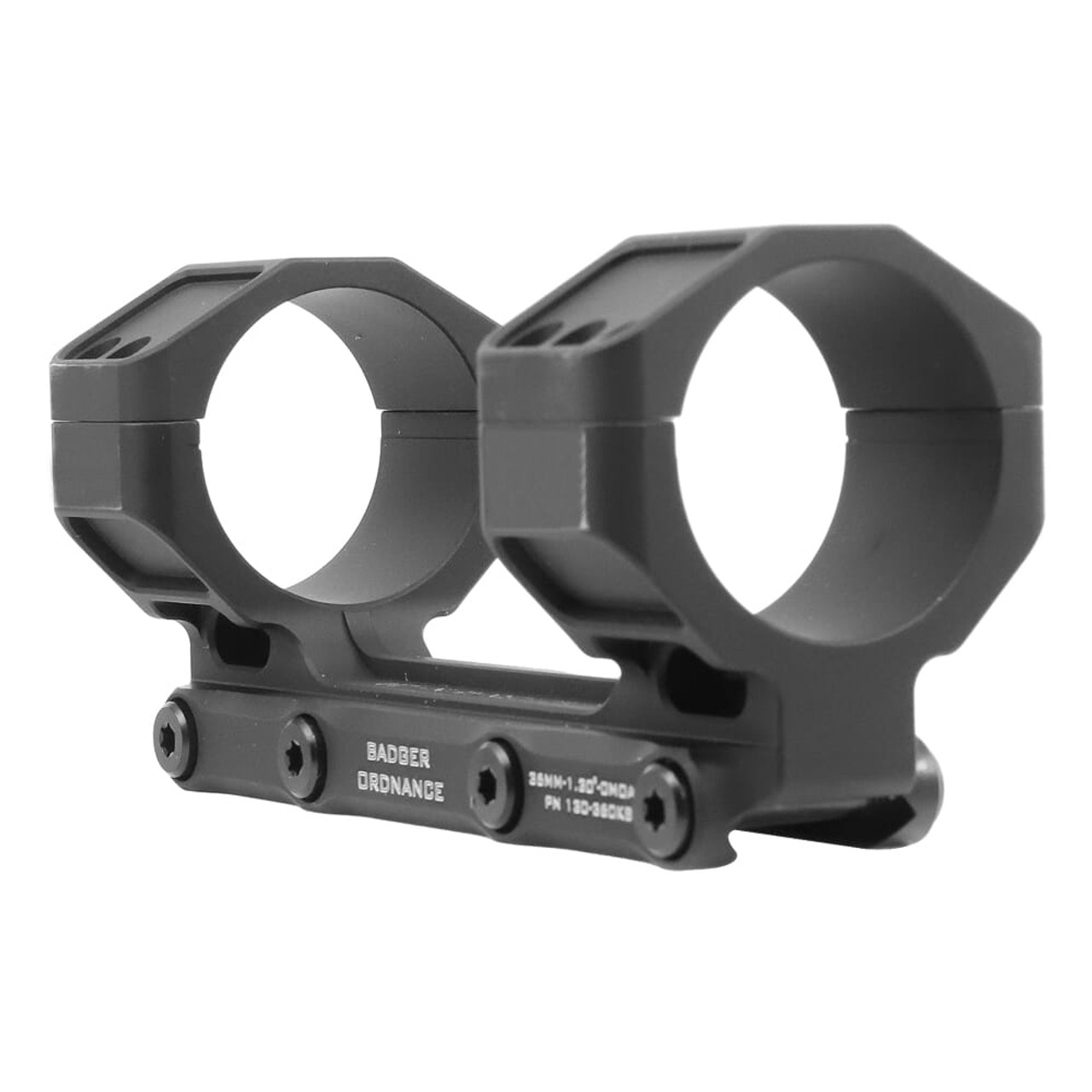 Badger Ordnance C.O.M.M. MAX 36mm 1.30" 0MIL/0MOA Black Scope Mount 130-360KB