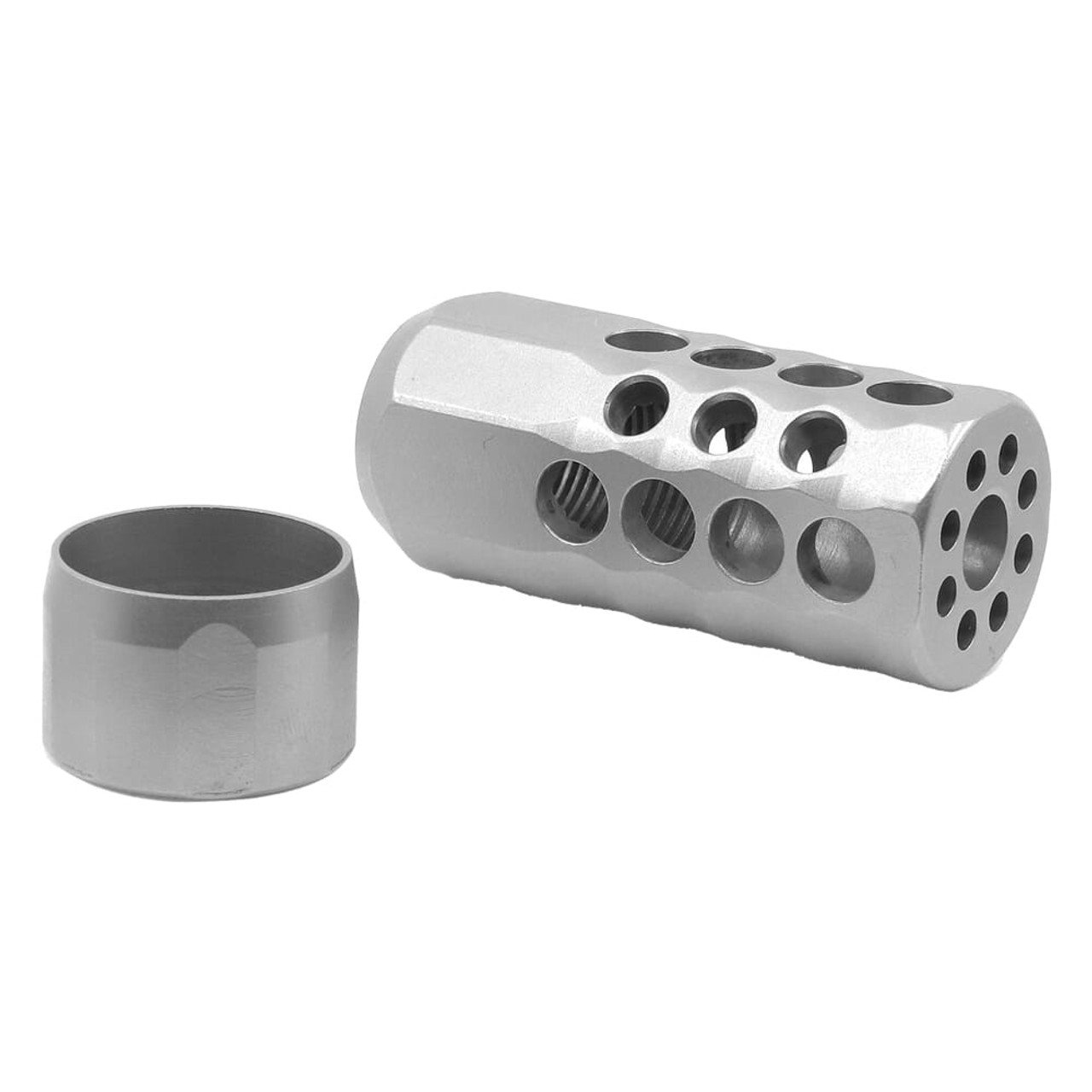 Mountain Tactical CTR 6.5mm Rad Stainless Muzzle Brake T3T3XRB-6.5mmS