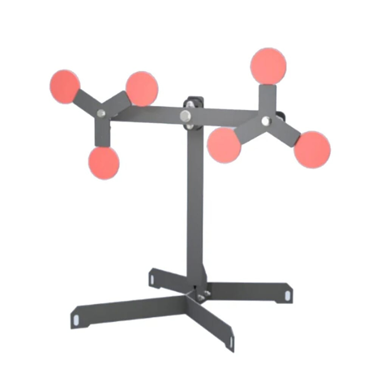 Precision Targets Triple Trouble Triangle 3/8" 6-Plate Double Revolving Plate Rack TTT-3-8-6PDRPR