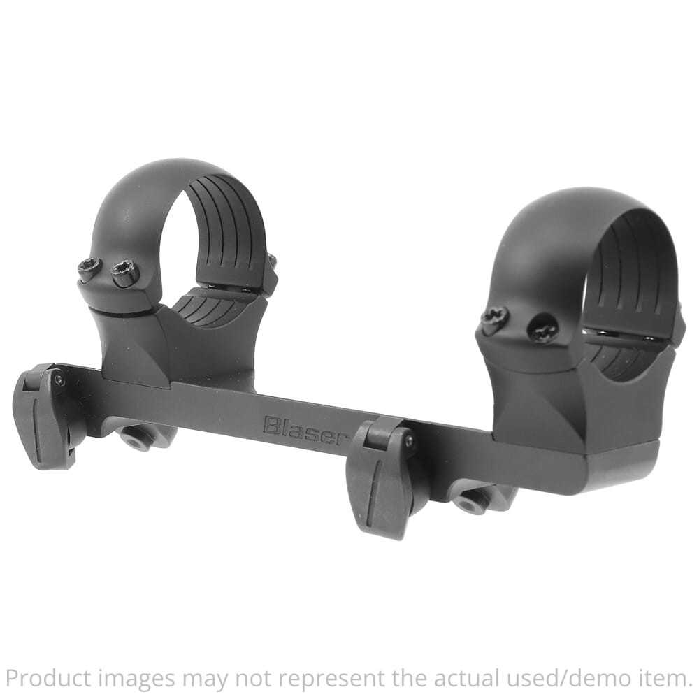 Blaser USED Quick Detach Saddle Mount w/1" Alloy Rings Low C8800015 - Excellent Condition, Slight Discoloration on One Ring UA4072