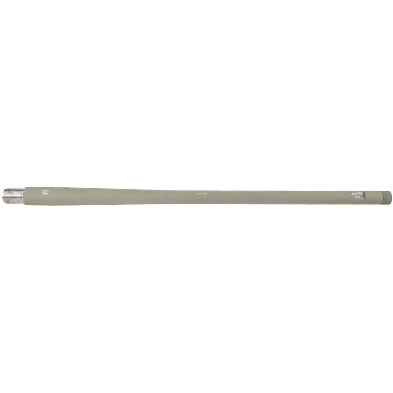 Accuracy International AXMC Lg Tenon .300 PRC 27" 1:8" 3/4"-24 Sage Green Barrel w/Thread Cap 2527073GR
