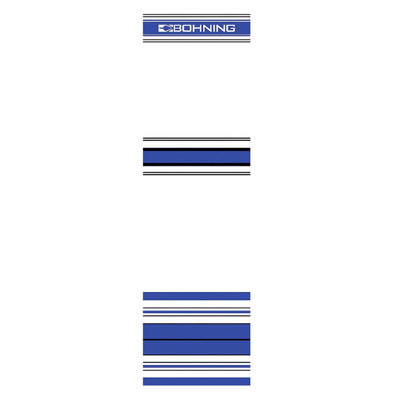 Bohning 4" Standard Crested Blue Wrap 13pk 501001CBL