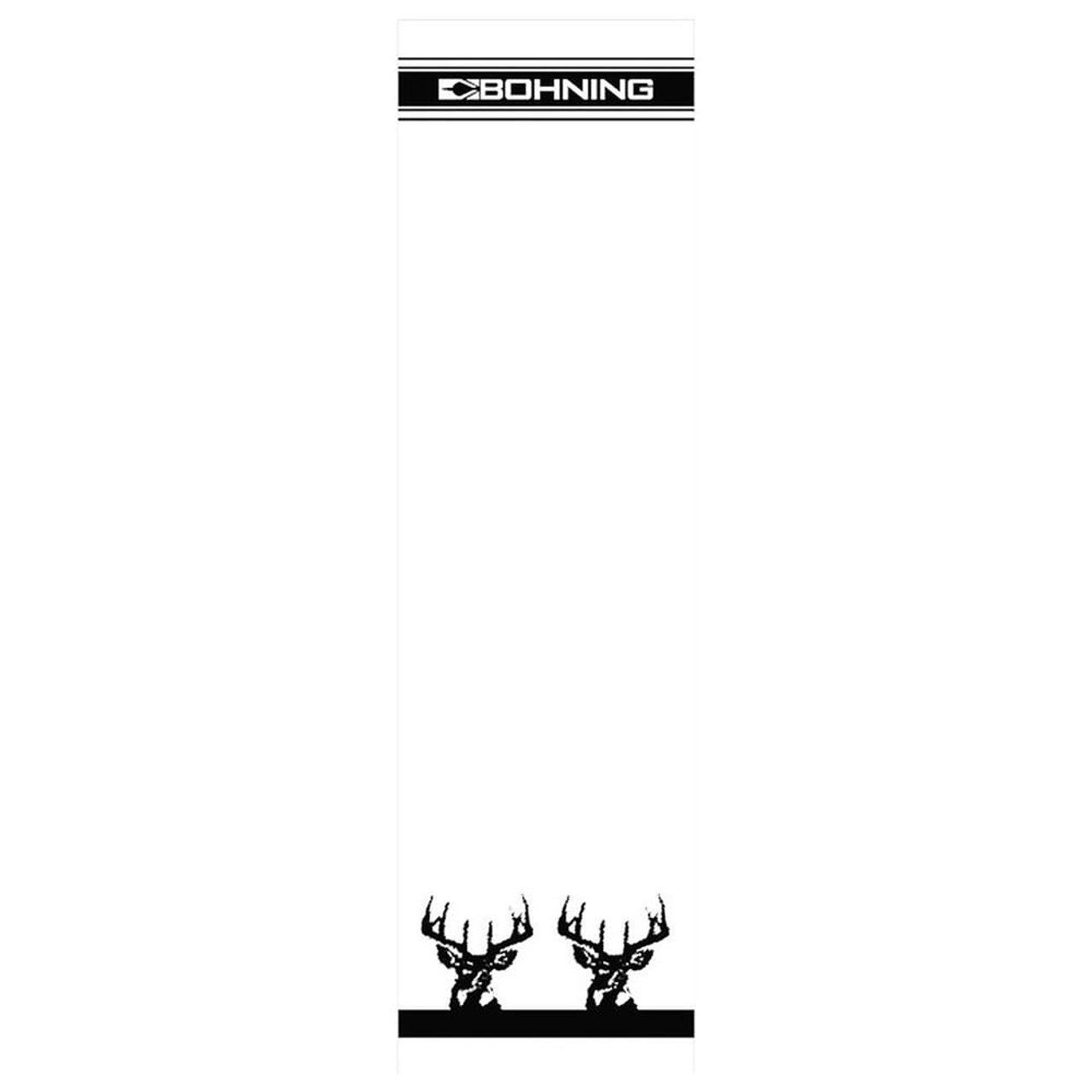 Bohning 4" X-Small White Deer Wrap 13pk 501003WHD