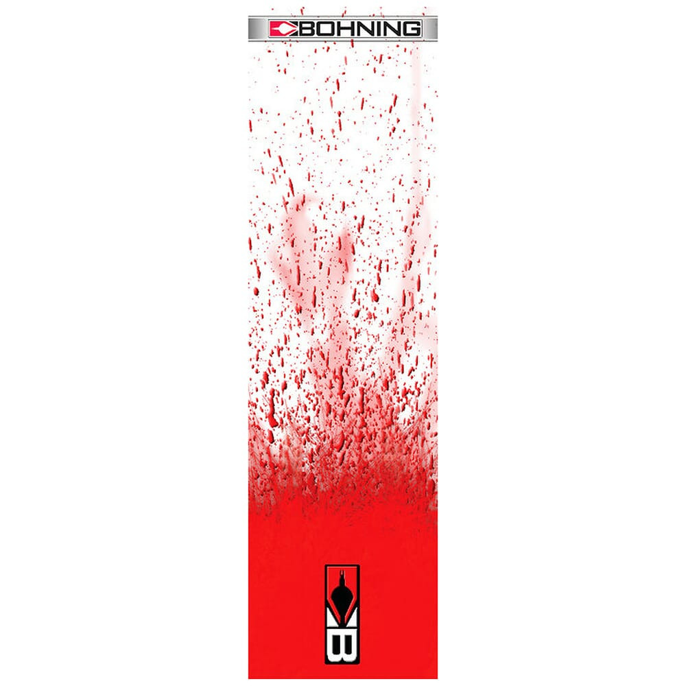 Bohning 4" X-Small White Blood Splatter Wrap 13pk 501003WSPT