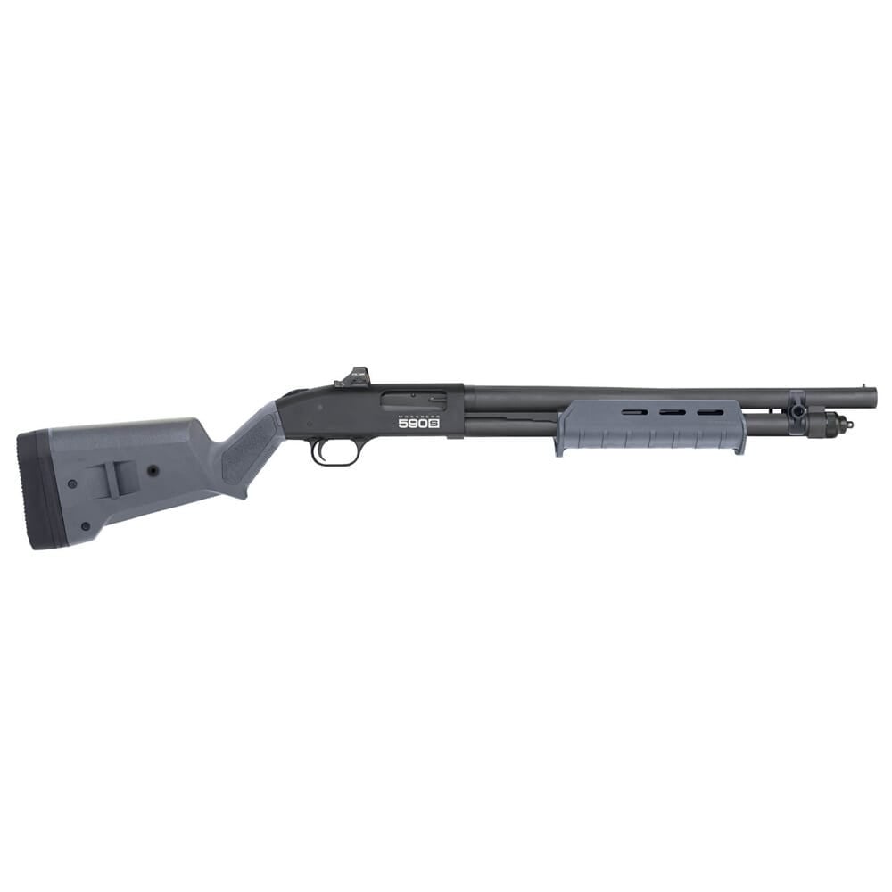 Mossberg 590S Magpul Holosun Micro Dot Combo 12ga 18.5" Bbl 9+1 Grey Shotgun 51606