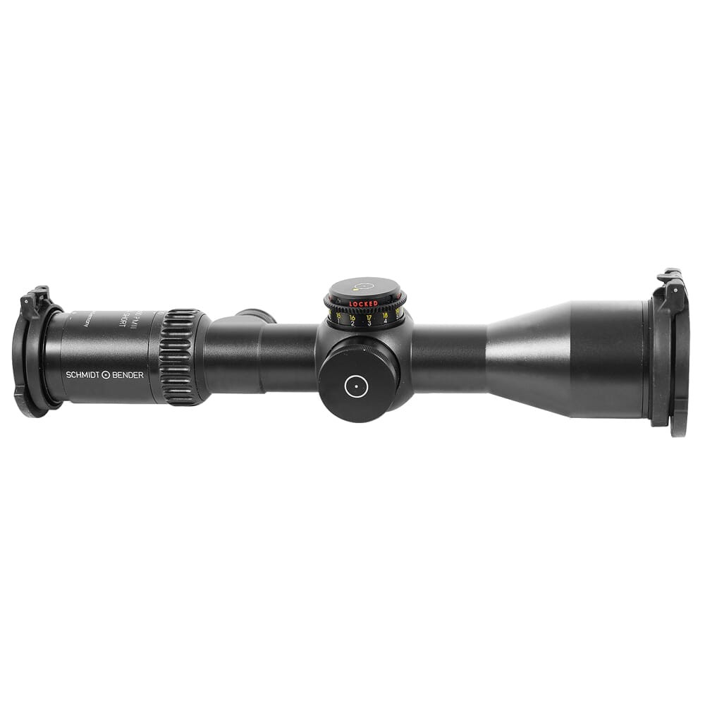 Schmidt Bender 5-20x50 PM II Ultra Short FFP Tremor3 DT27 MTC LT / ST ZC CT 0.1 mrad cw Black Riflescope 673-911-542-G9-E9