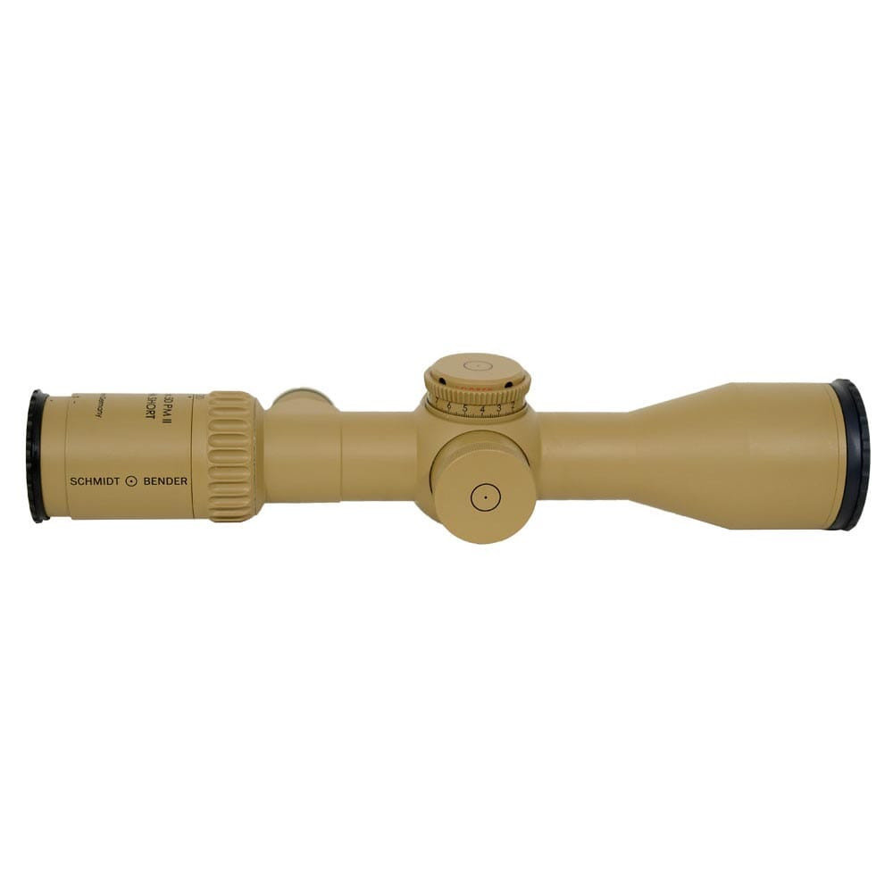 Schmidt Bender 5-20x50 PM II Ultra Short LP Tremor2 1cm ccw ST MTC LT / ST ZS CT RAL8000 Riflescope 673-945-522-E2-E8