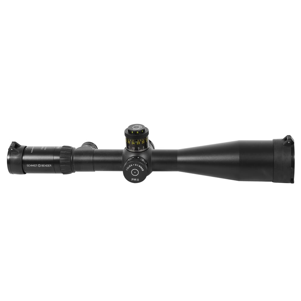Schmidt Bender 5-25x56 PM II FFP GRID DT / ST 0.1 mrad ccw Black Riflescope 677-911-422-90-68