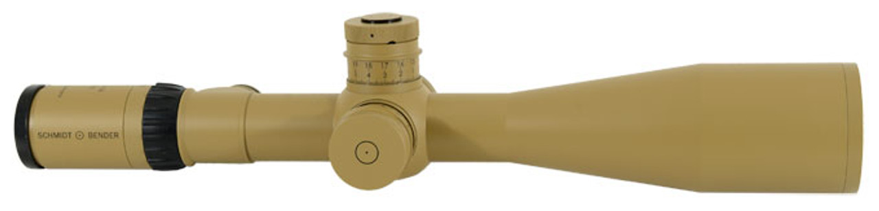 Schmidt Bender PMII 5-25x56 L/P MTC LT H37 FFP MRAD CCW RAL8000 Color 677-945-932-B2-A8