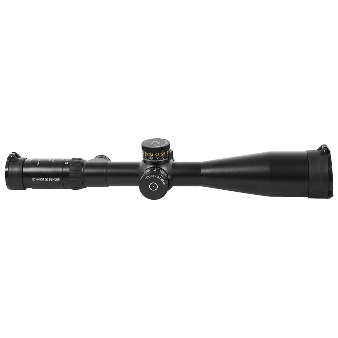 Schmidt Bender PM II 5-25x56 DT II+ MTC LT / ST II ZC LT P4FL .1 mrad Riflescope 677-911-972-L7-I5
