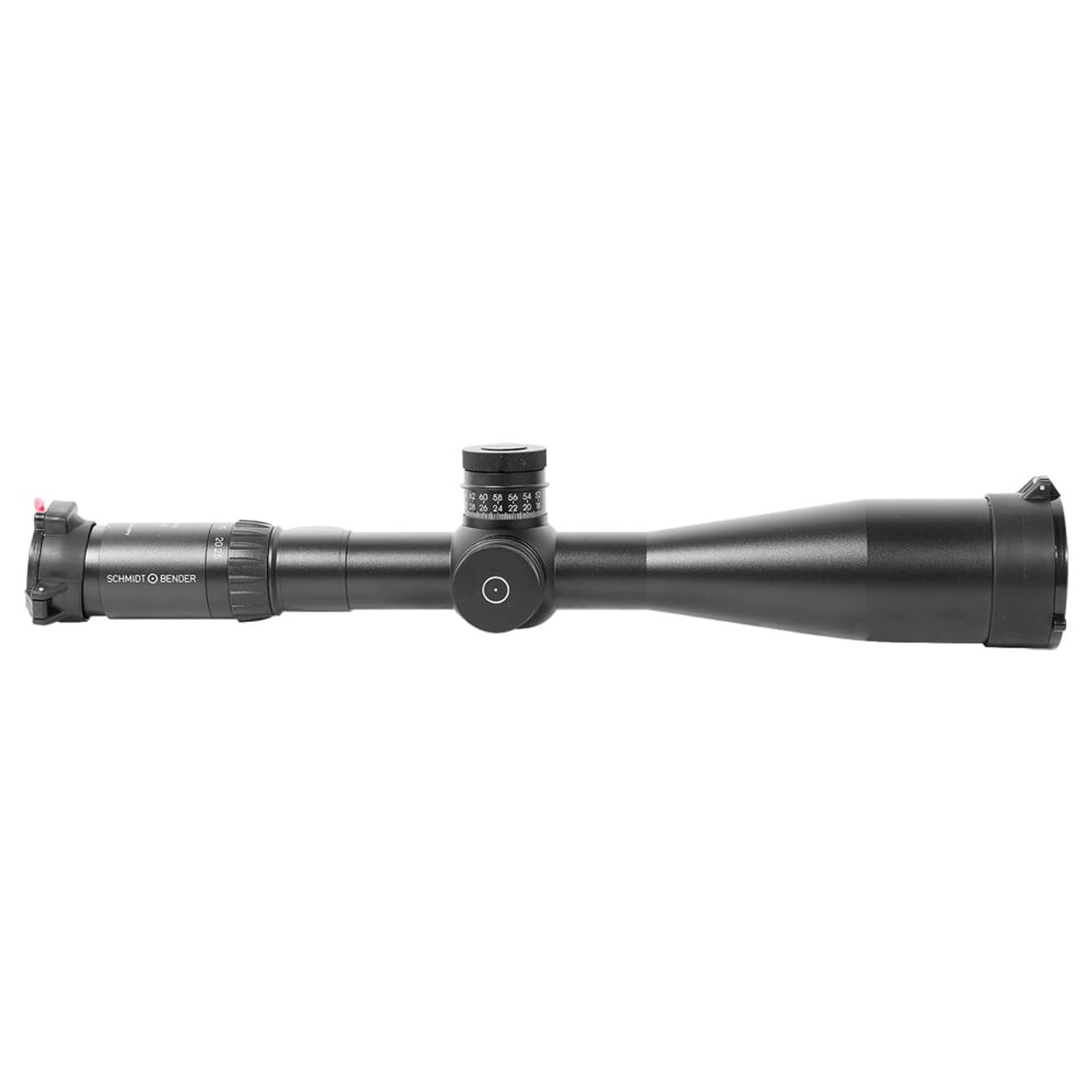 Schmidt Bender PM II 5-25x56 LP 2.BE P4FL-MOA 1/4 MOA ccw DT MTC LT / ST ZC Black Riflescope 677-911-985-B3-A9
