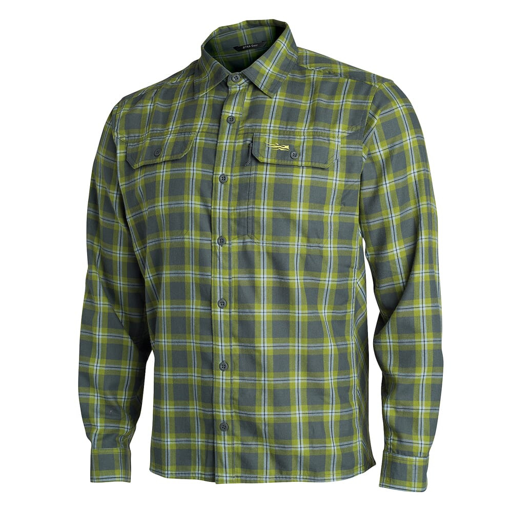 Sitka TTW Frontier Shirt Lichen Plaid Small 80011-LZ-S
