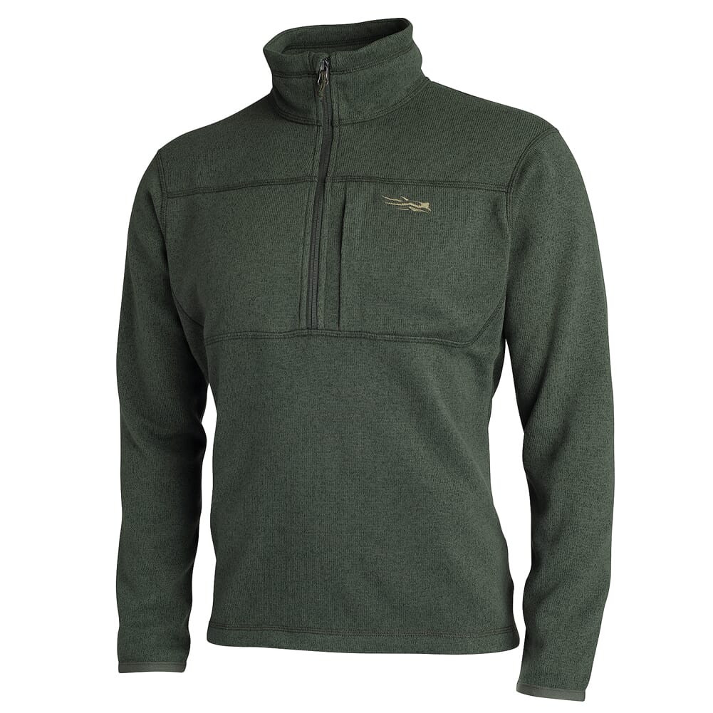 Sitka TTW Fortitude Half-zip Deep Olive Small 80012-DO-S