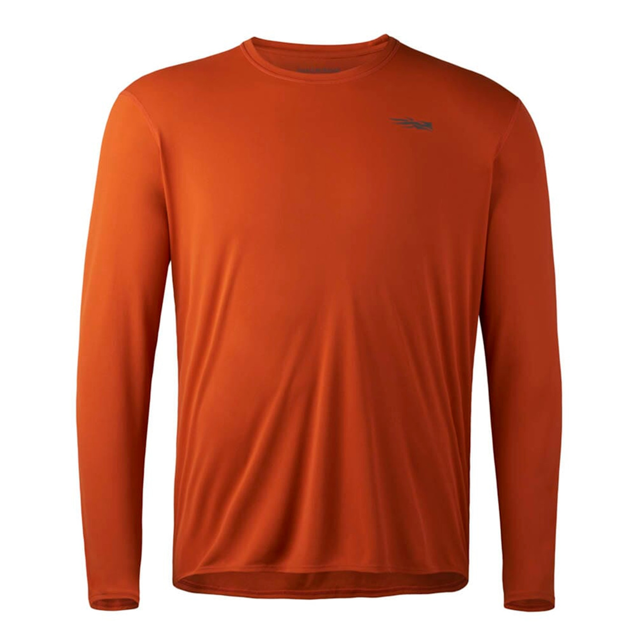 Sitka Basin Work Shirt LS Burnt Orange Large 80036-BO-L