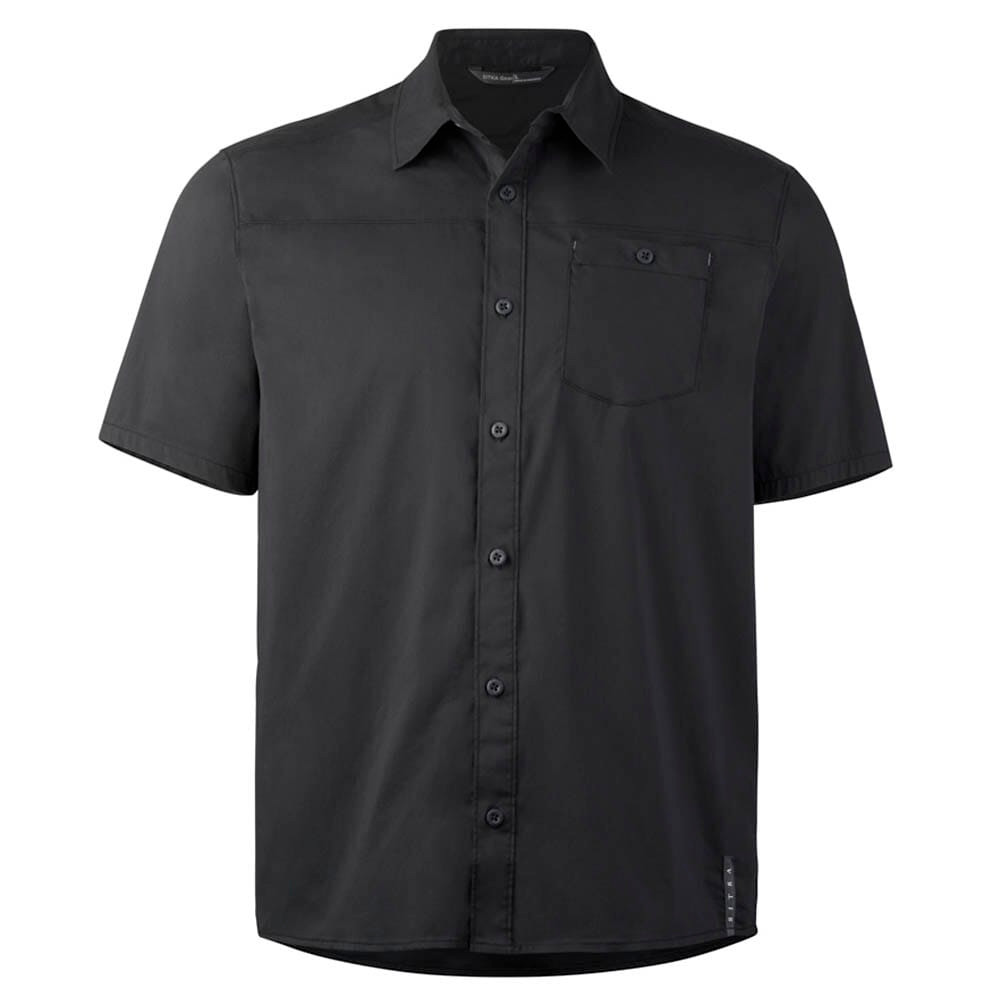 Sitka Shop Shirt SS Sitka Black Large 80050-BK-L