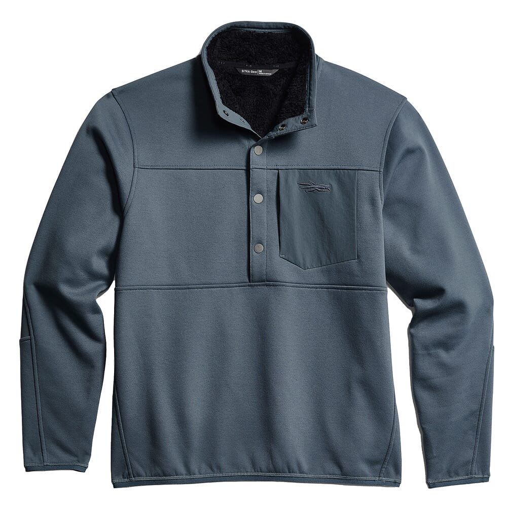 Sitka Gear Front Range Snap Fleece Storm Large 80051-SM-L