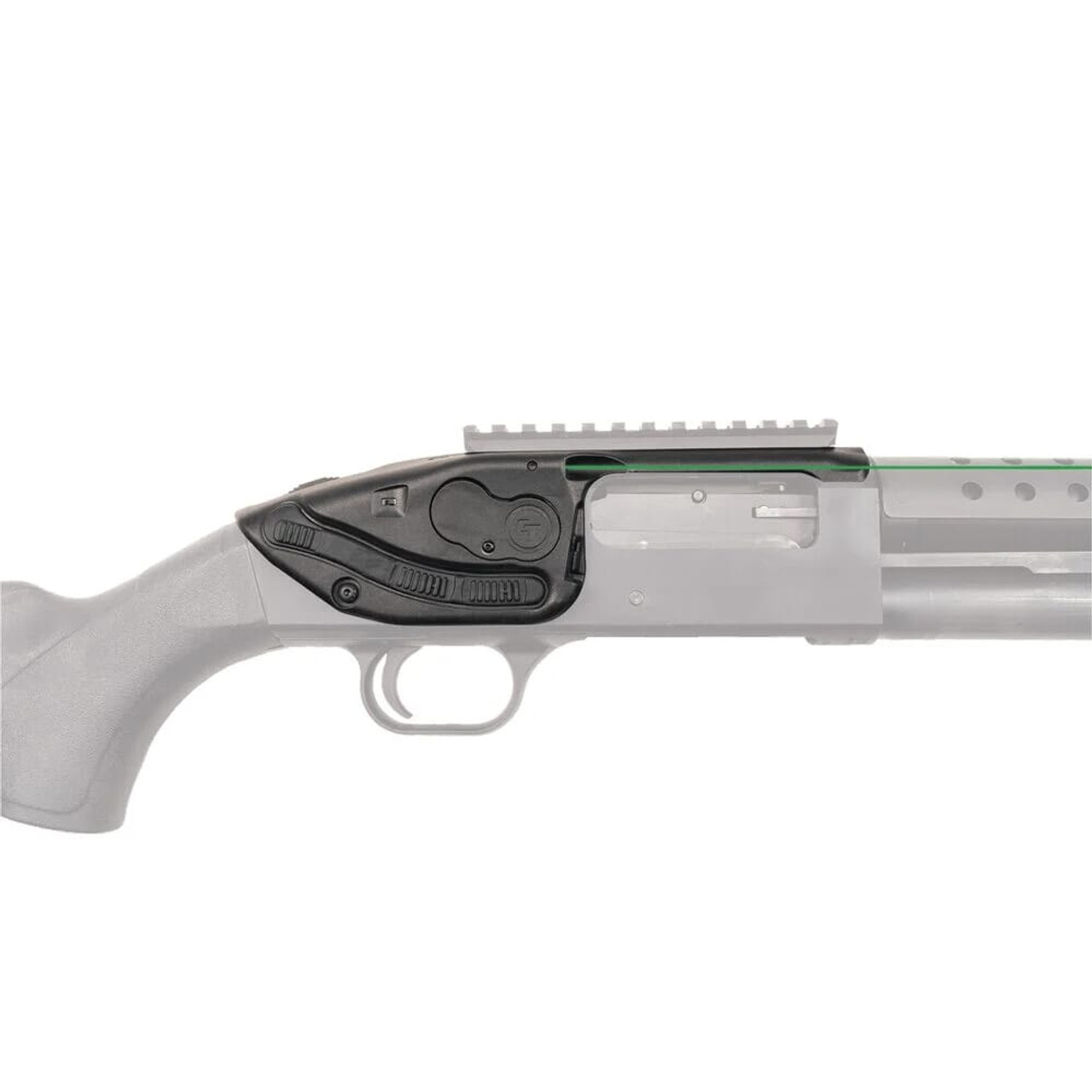 Crimson Trace LS-250G Lasersaddle Green Laser Sight for Mossberg 500/590/590A1/Shockwave 12ga/20ga Shotgun 01-7820-1