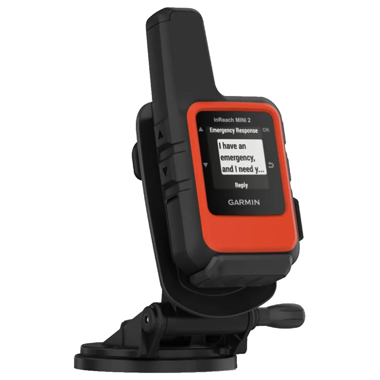Garmin inReach Mini 2 Flame Red GPS Satellite Communicator Marine Bundle 010-02602-30