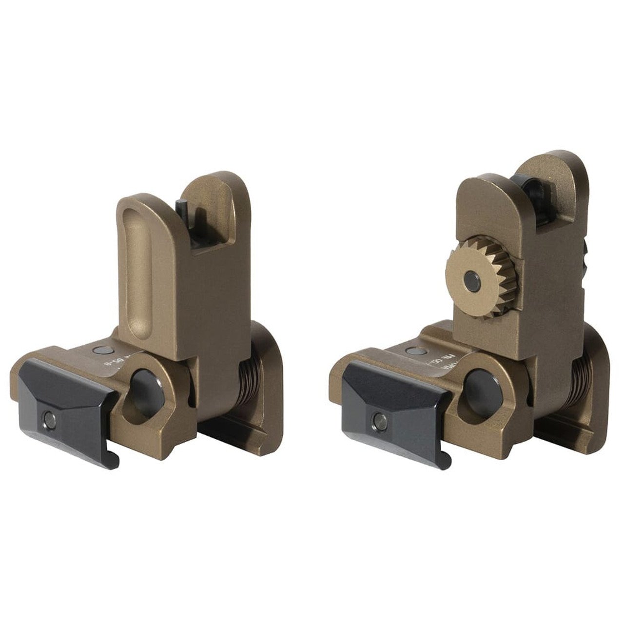 Geissele BUIS Folding Front and Rear Sight DDC 05-1154S