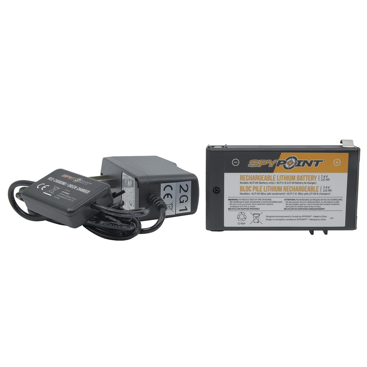 Spypoint Lithium Battery Pack & Charger 05550