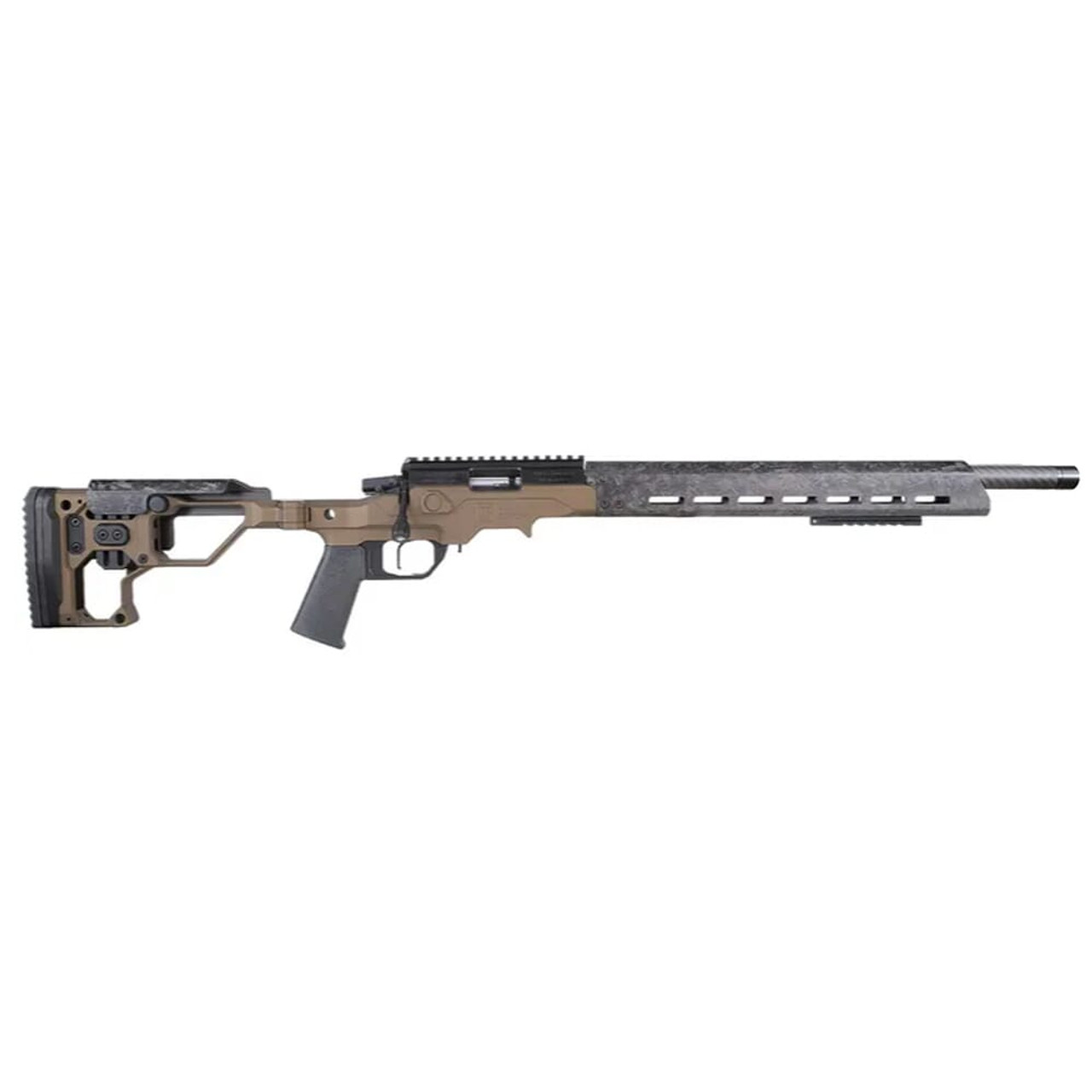 Christensen Arms MPR Desert Brown .22 LR 20" 1:16" Carbon Bbl Rimfire Rifle w/Folding Stock 801-12023-02