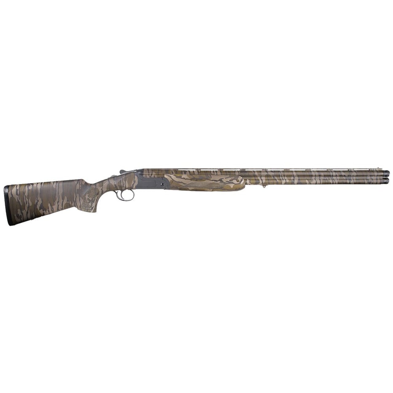 CZ-USA Field Sports Swamp Magnum Camo 12ga 30" 3-1/2" Mossy Oak BottomLand Syn Stock Over/Under Shotgun w/Picatinny Rail & (5) Ext Chokes 06579
