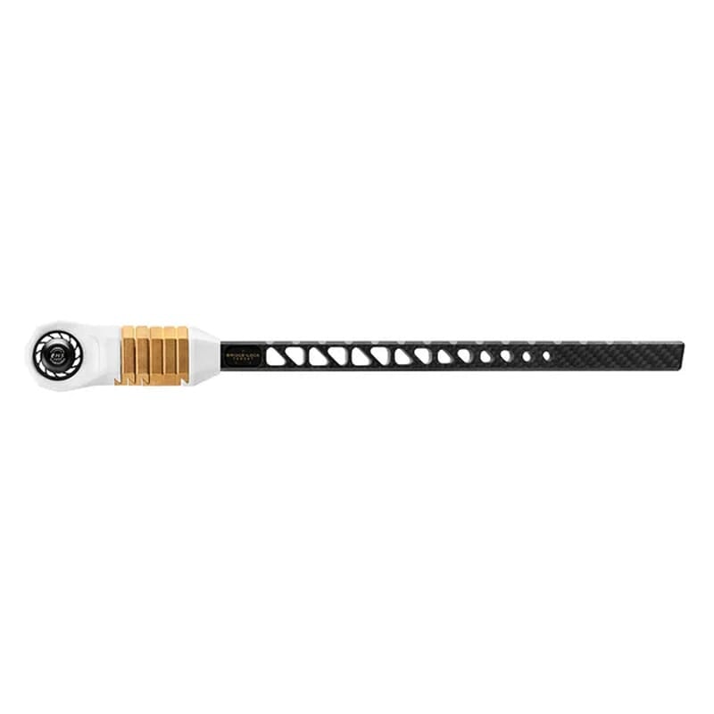 Mathews 10" Carbon Bridge-Lock White Target Stabilizer 81085
