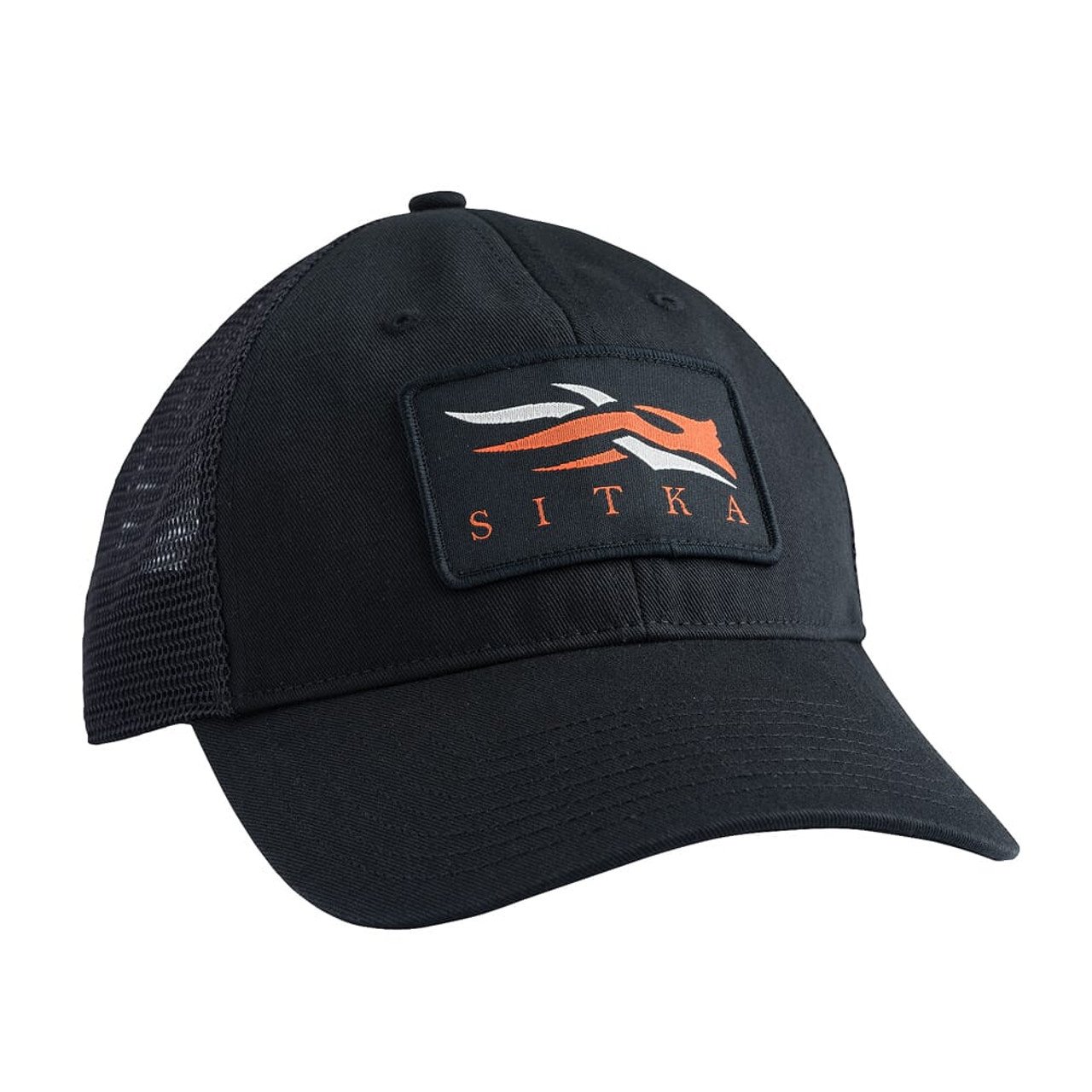 Sitka Gear Black Meshback Trucker Cap 90269-BK-OSFA
