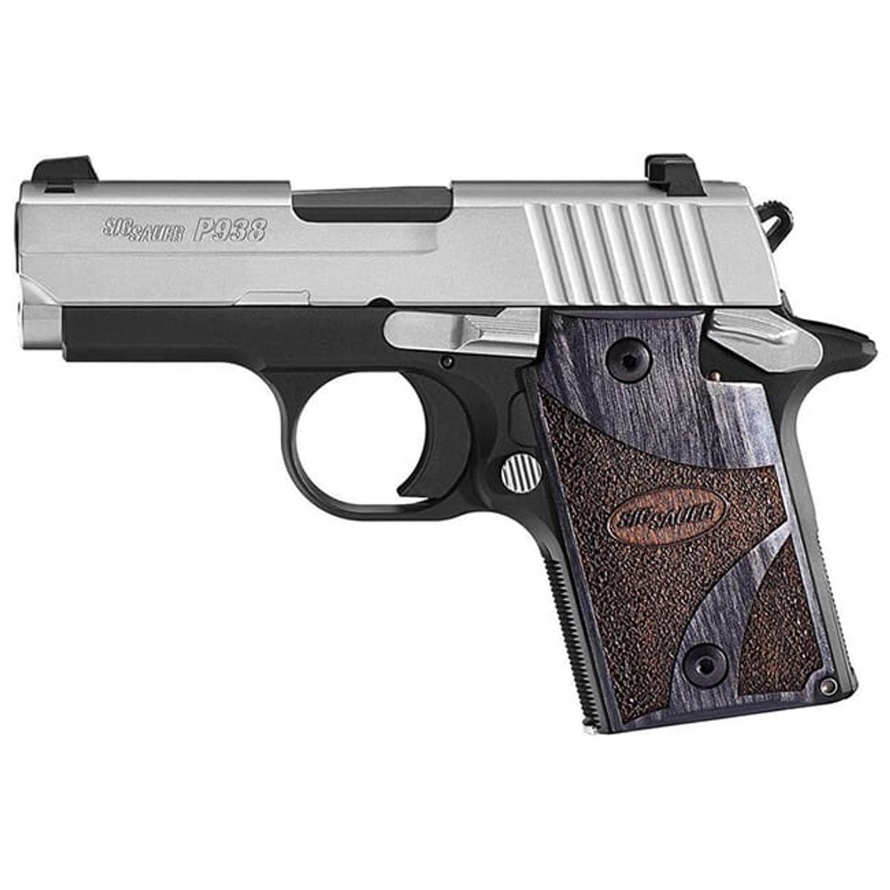Sig Sauer P938 Blackwood 9mm Pistol 938-9-BG-AMBI