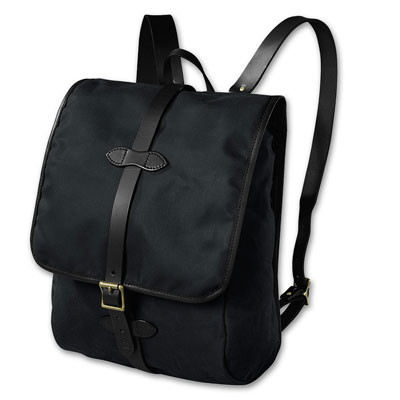 Filson Tin Cloth Black Backpack FIL-70017-BL