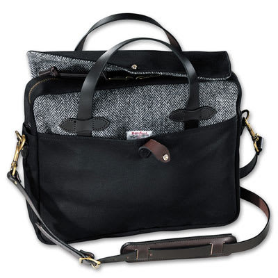 Filson Black Twill/Tweed Original Briefcase FIL-70066-BL