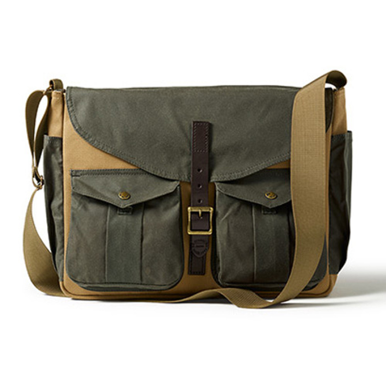 Filson Otter Green/Orange Game Bag Messenger FIL-70077-BT