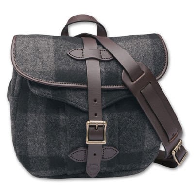Filson SM Gray/Black Wool Field Bag FIL-70100-GB