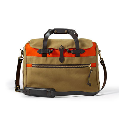 Filson Large Carry-on Bag - Orange & Tan