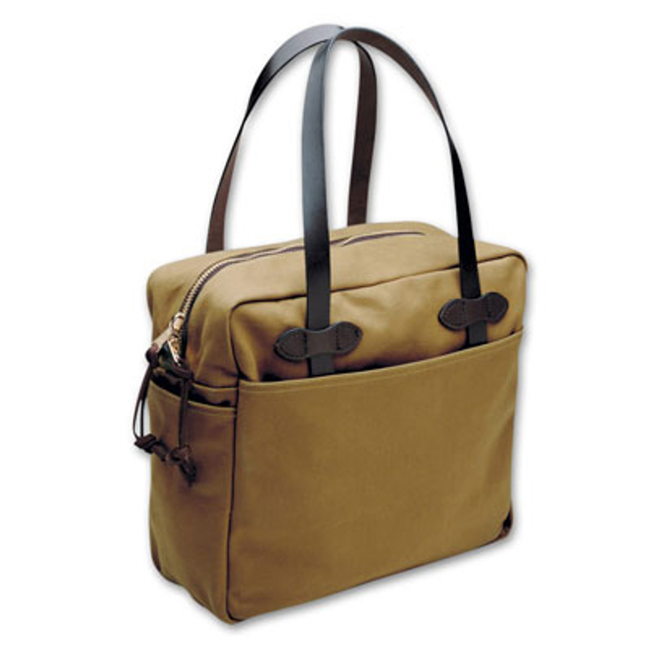 Filson Tote Bag With Zipper DarkTan  FCO-021315 FIL-70261-DarkTan-