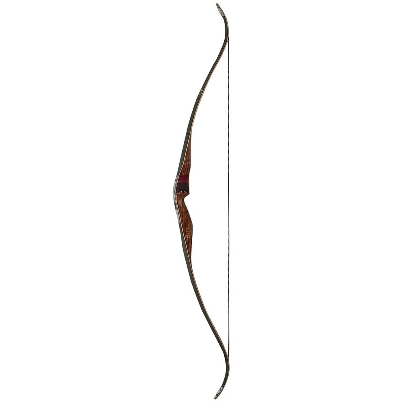 Bear Archery 59 Kodiak RH Shedua and Green Traditional Bow AK2135SR