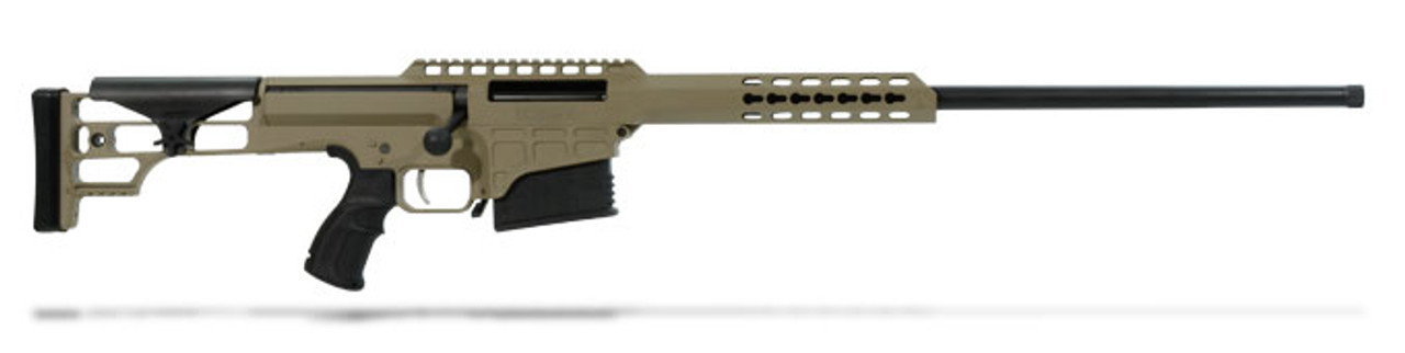 Barrett 98B Lightweight .338 Lapua Mag Rifle System - 24" Light Barrel - FDE Cerakoted Receiver 14836