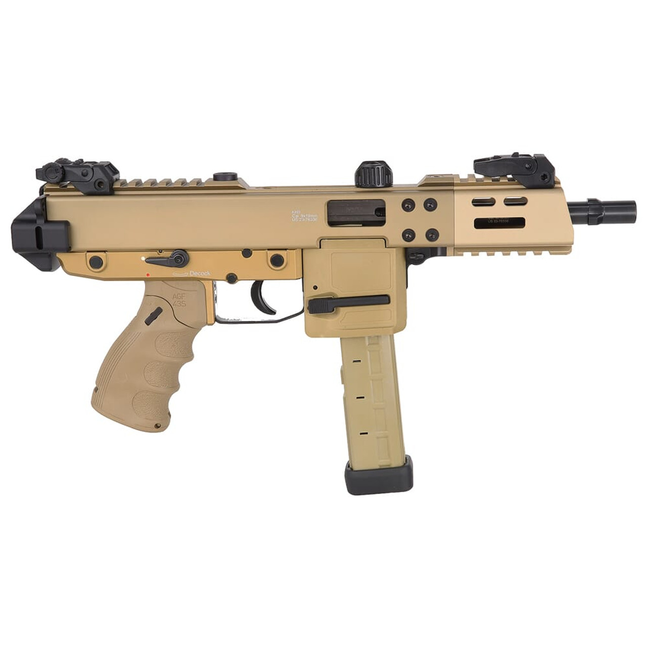 B&T KH9 Pistol 9mm (1) 30rd Mag BT-440000-C-FDE-US