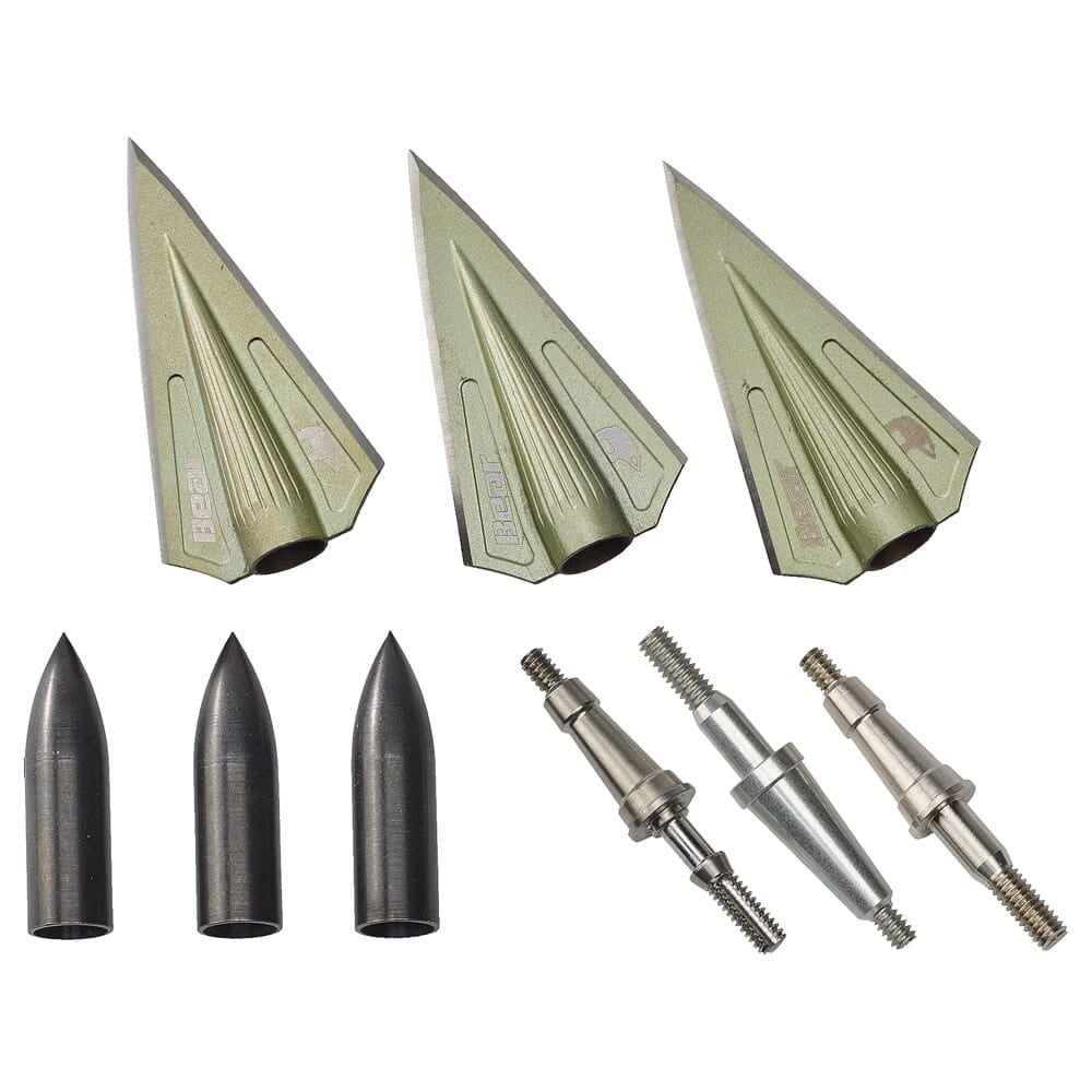 Bear Archery RazorHead VWS Double Bevel Kit BT175DB