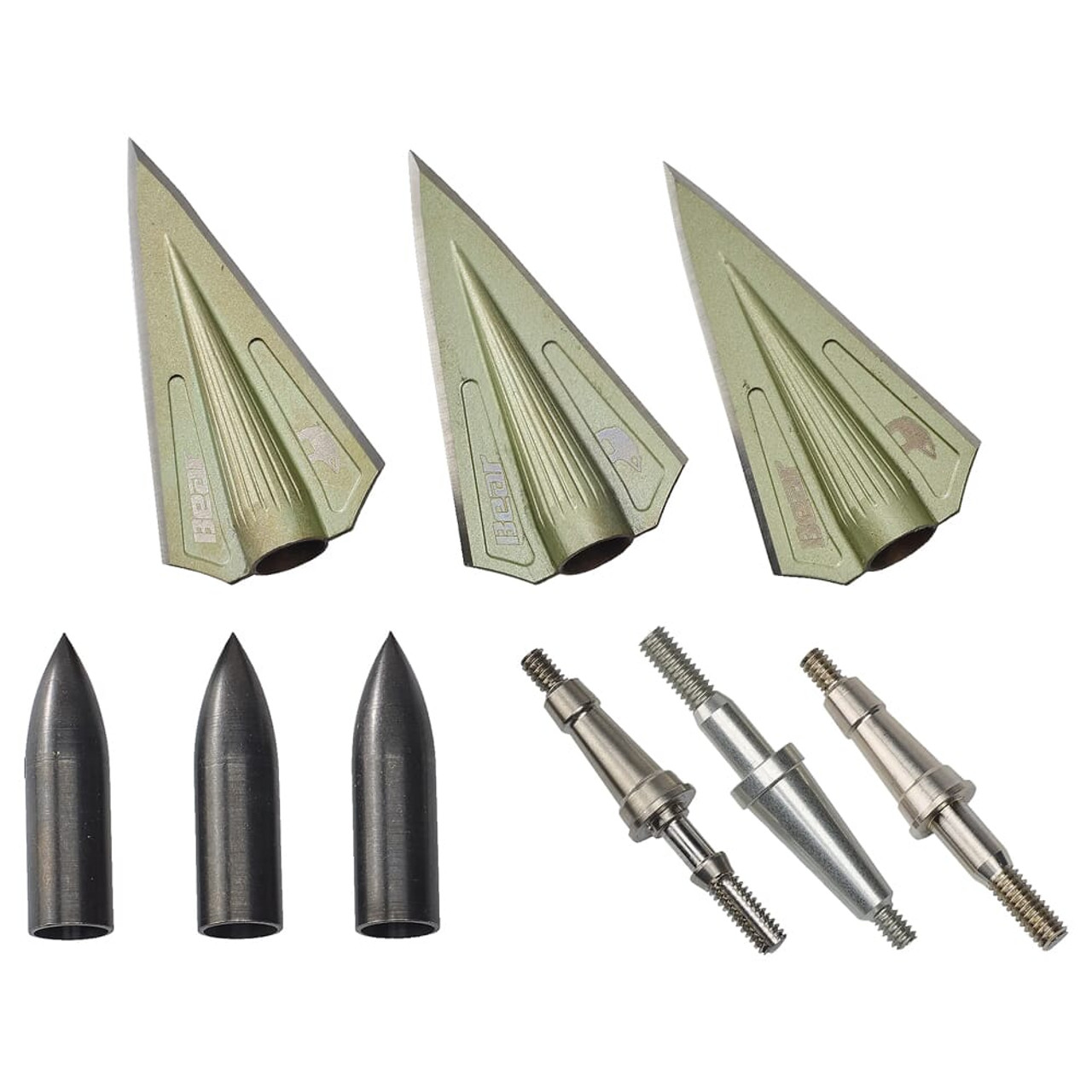 Bear Archery RazorHead VWS Double Bevel Kit BT175DB