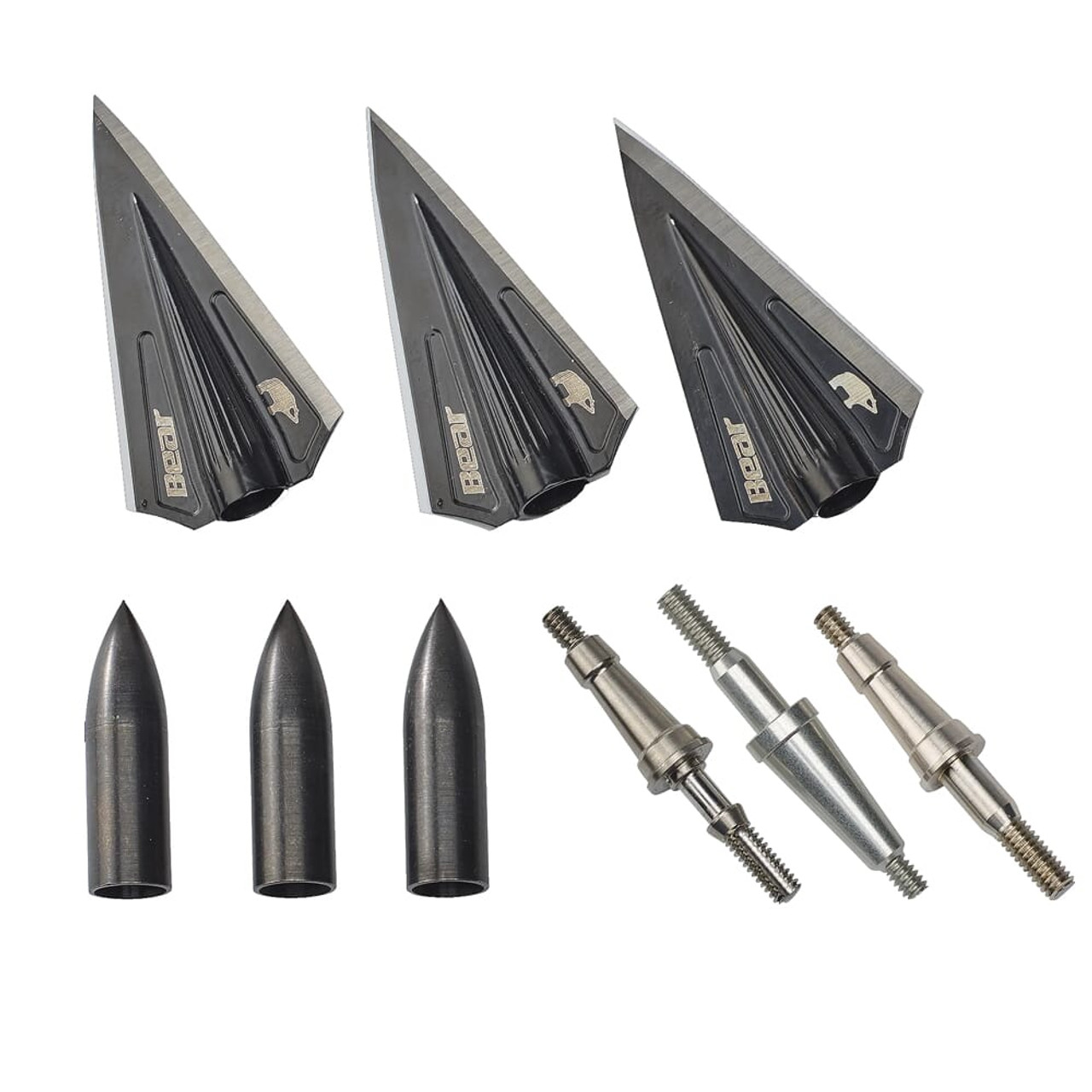 Bear Archery RazorHead VWS Single Bevel Kit BT175SB