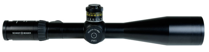 Schmidt  Bender PMII 5-25x56 L/P DT P4F-MOA FFP 1/4 MOA CCW. This is a consignment scope in excellent condition. Comes with instruction-Hancock1